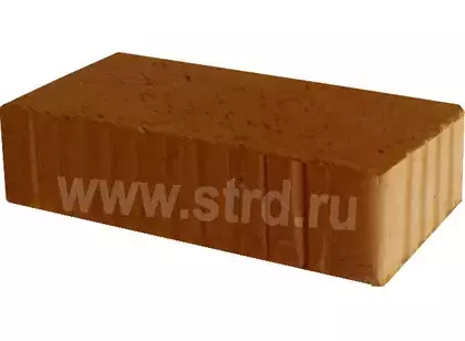 Кирпич строительный полнотелый Красный рифленый 250*120*65мм М200кг/см2 Гжель