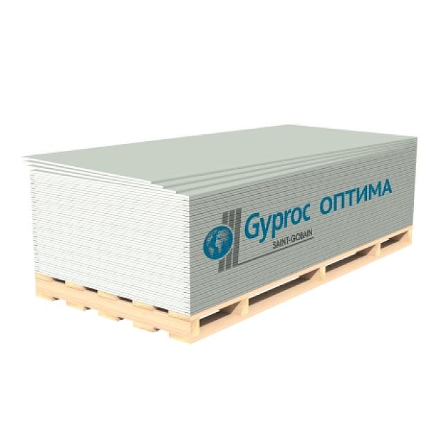 Гипсокартон ГКЛ Gyproc (Vetonit) Оптима 12,5мм 2500*1200мм Гипсокартон ГКЛ Gyproc (Vetonit) Оптима 12,5мм 2500*1200мм