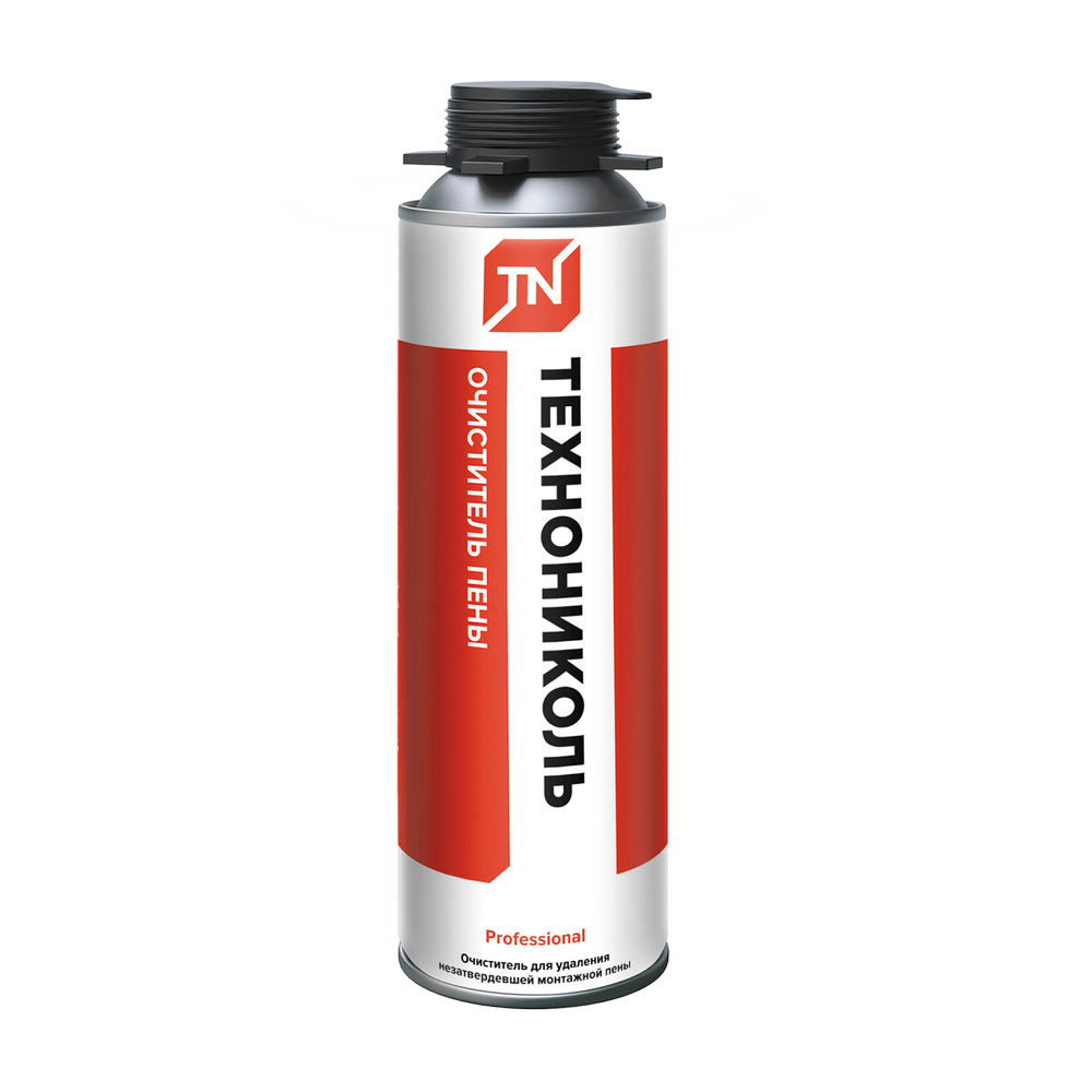 Очиститель монтажной пены ТехноНИКОЛЬ Professional (баллон) 0.65л Очиститель монтажной пены ТехноНИКОЛЬ Professional (баллон) 0.65л