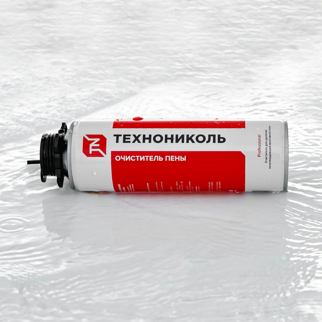 Очиститель монтажной пены ТехноНИКОЛЬ Professional (баллон) 0.65л Очиститель монтажной пены ТехноНИКОЛЬ Professional (баллон) 0.65л